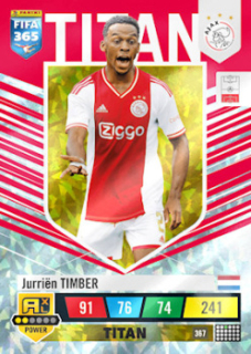 Jurrien Timber AFC Ajax 2023 FIFA 365 Titan #367